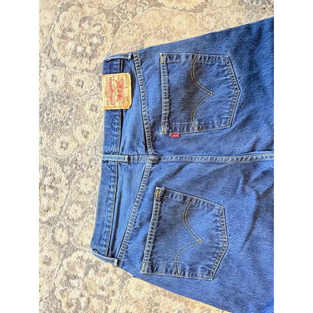 Levi’s 505 Regular Fit Button Fly Jeans Men 36x34 Medium Wash Straight Leg Denim